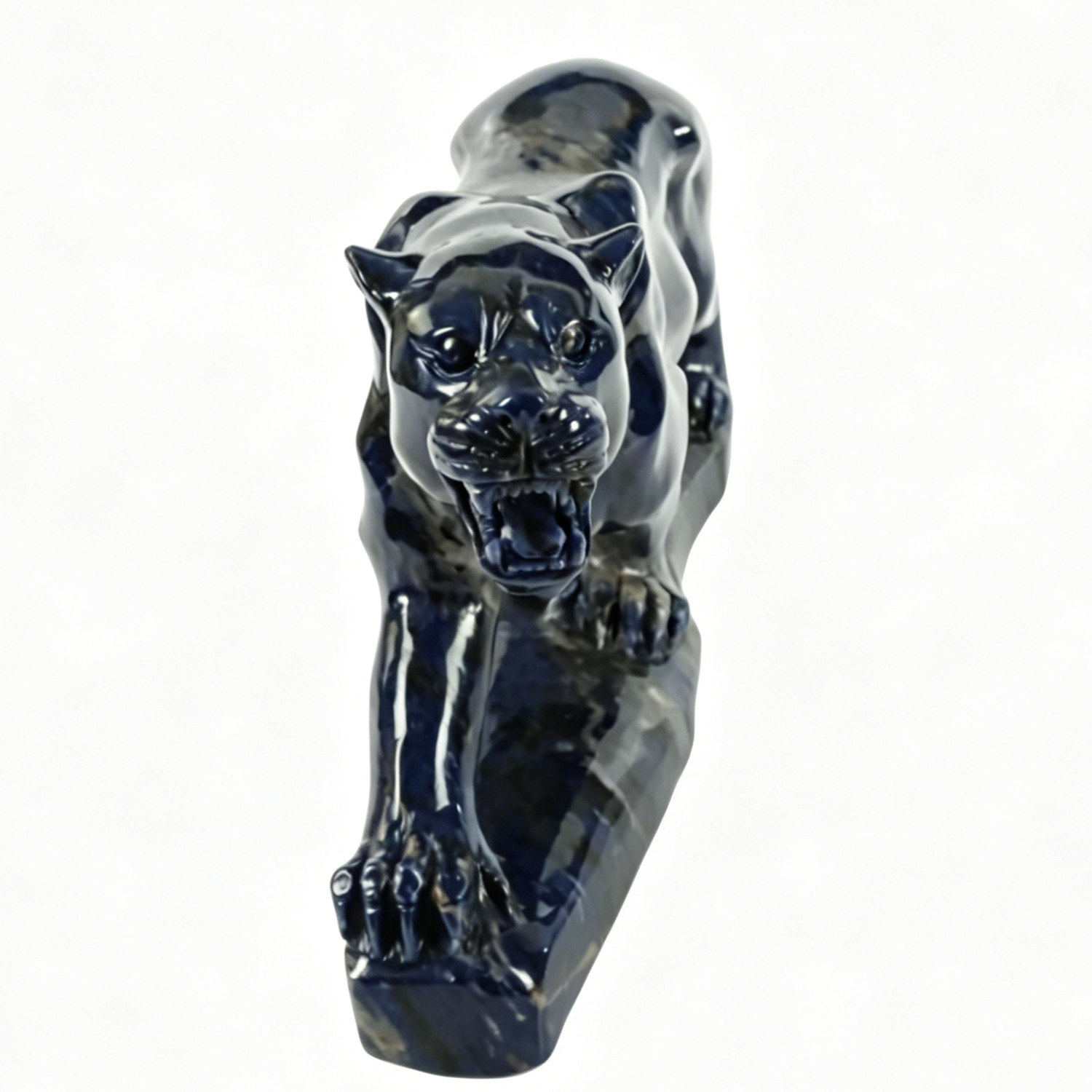 Blue Sodalite Leopard Sculpture — view 7