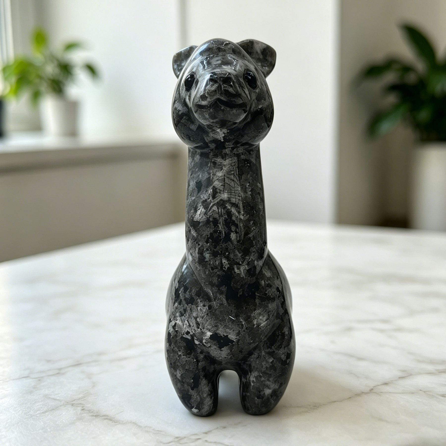 Fire Stone Alpaca Jade Carving - Carving — view 8