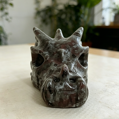 3 inch Yooperlite Chinese Dragon Skull - Natural Stone Sculpture — view 8