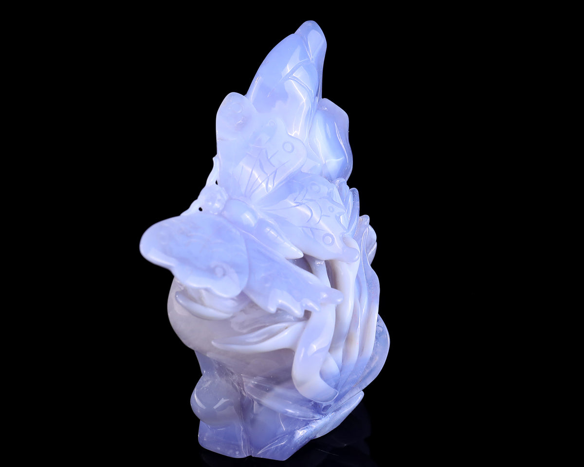 Blue Lace Agate Butterfly