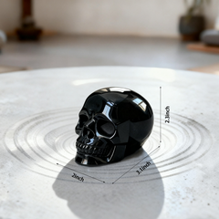 3 Inch Obsidian Crystal Skull — view 2
