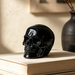 3 Inch Obsidian Crystal Skull — view 1