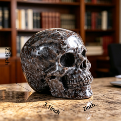 3 inch Yooperlite Crystal Skull — view 2