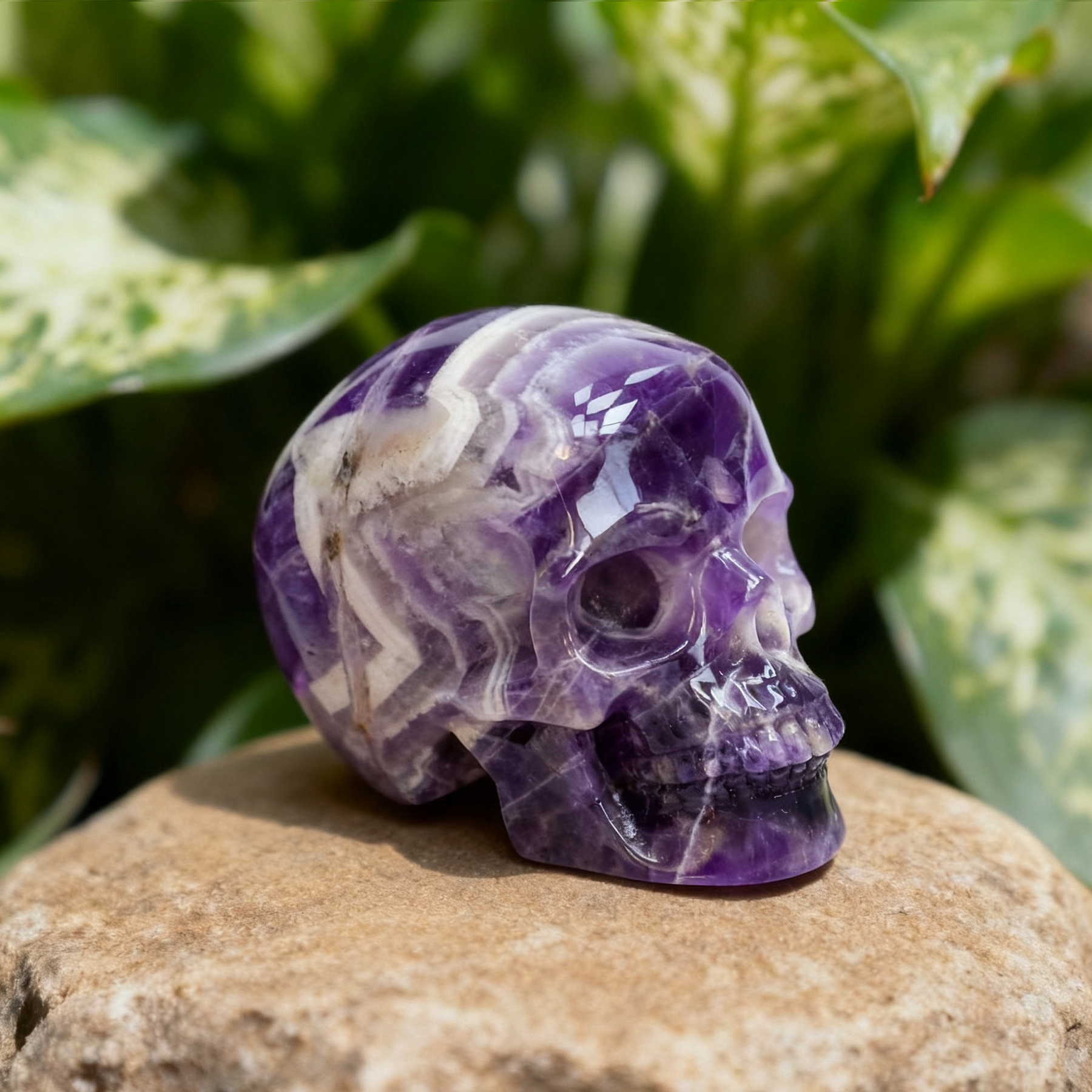 4.5 Inch Dream Amethyst Crystal Skull — view 6