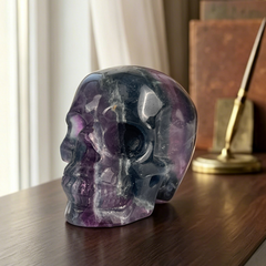 4.5 Inch Fluorite Crystal Skull — view 1