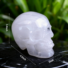 4.5 Inch Angola Quartz Crystal Skull — view 2