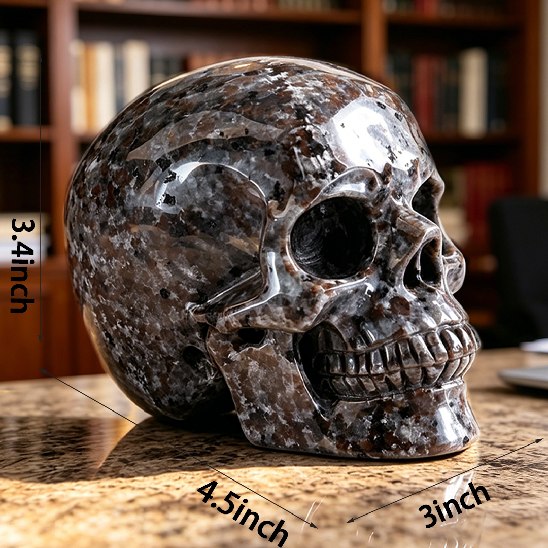 4.5 inch Yooperlite Crystal Skull — view 2