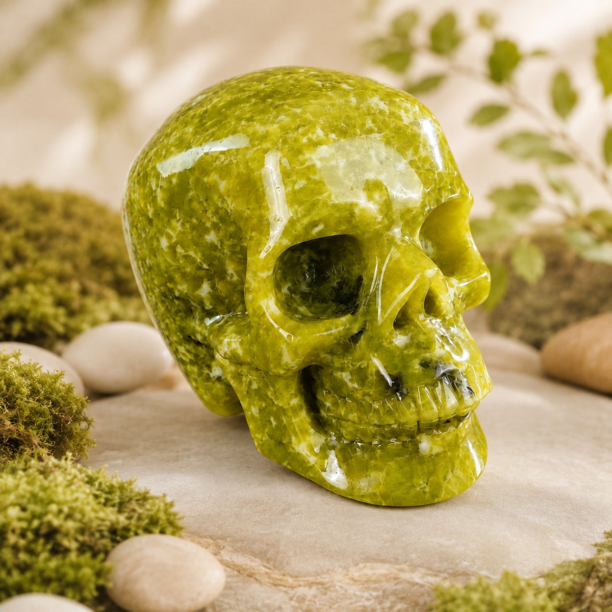 4.5-inch Serpentine Skull