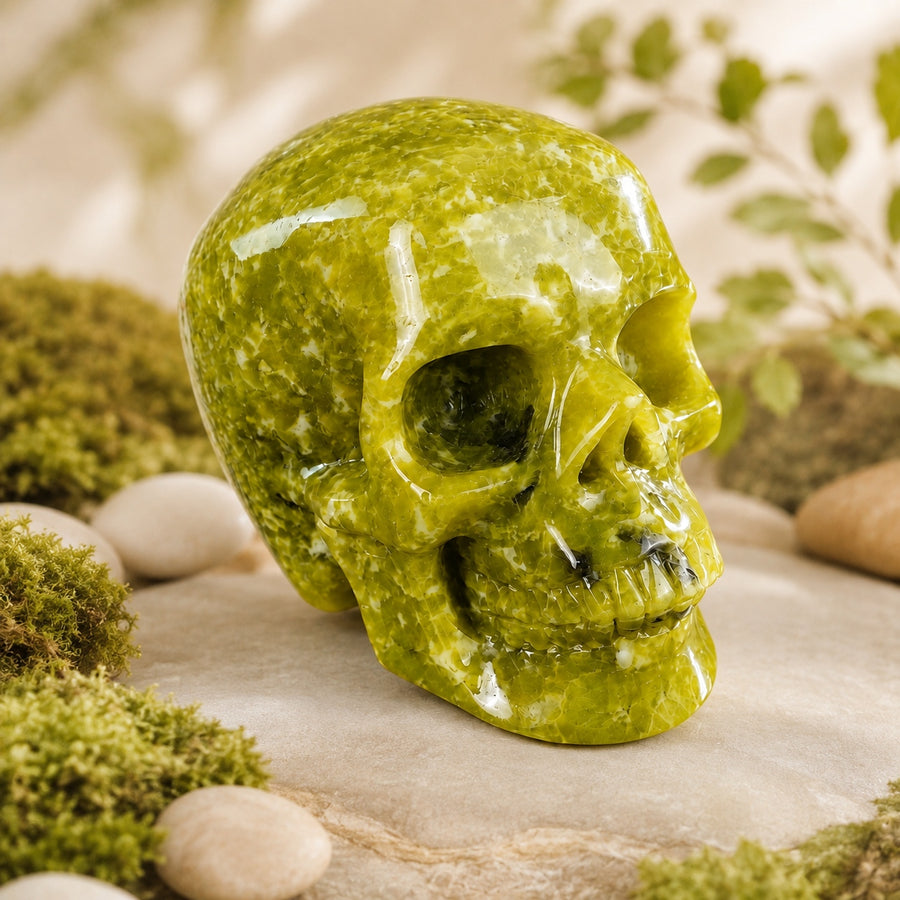 4.5-inch Serpentine Skull
