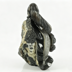 Amethyst Geode Cluster Squirrel Carving — view 7