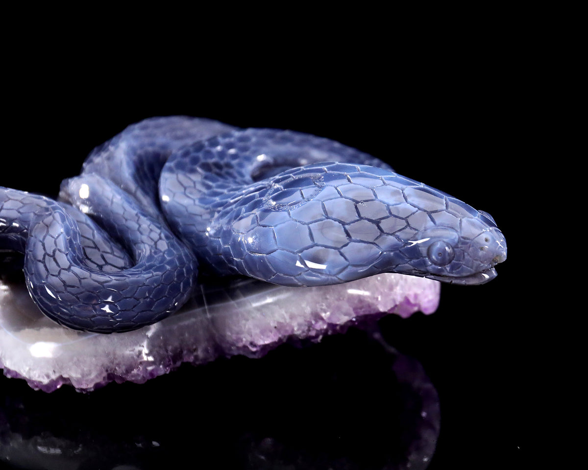 Amethyst Serpent Heart Geode