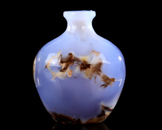 Blue Chalcedony Vase