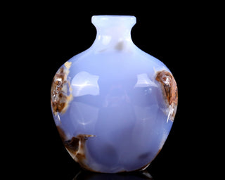 Blue Chalcedony Vase