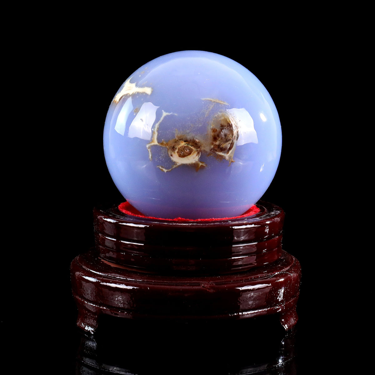 Blue Chalcedony Sphere