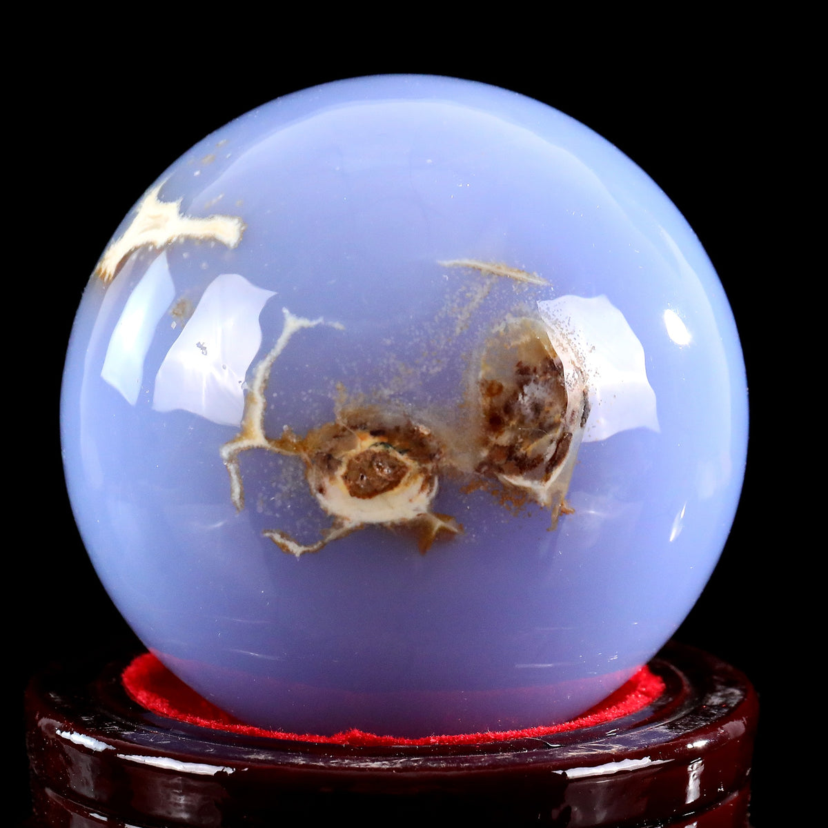 Blue Chalcedony Sphere
