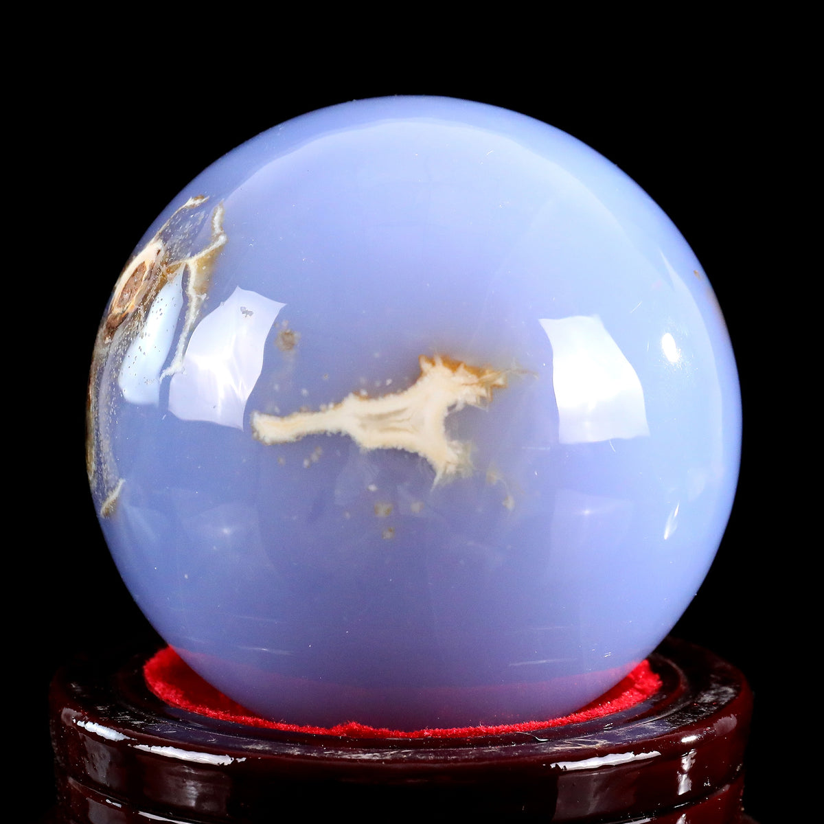 Blue Chalcedony Sphere
