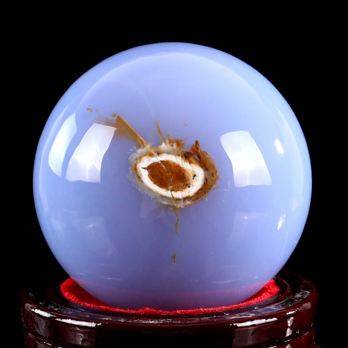 Blue Chalcedony Sphere