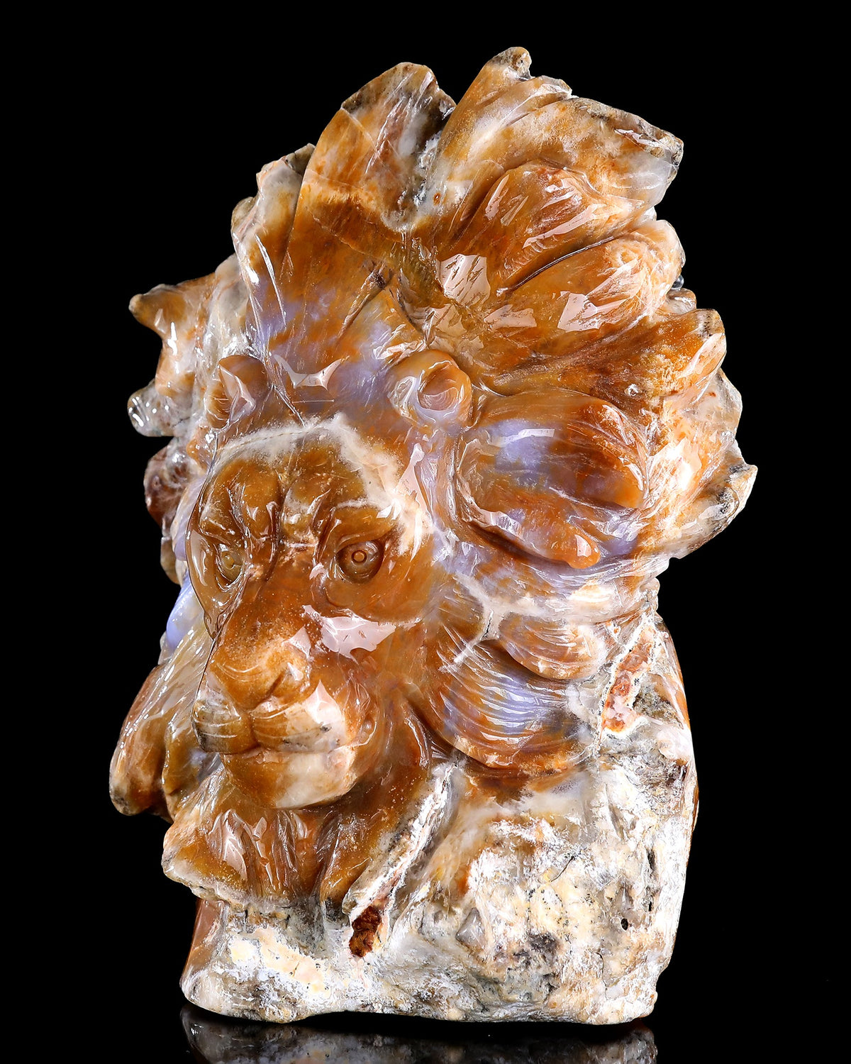 Chalcedony Jasper Lion
