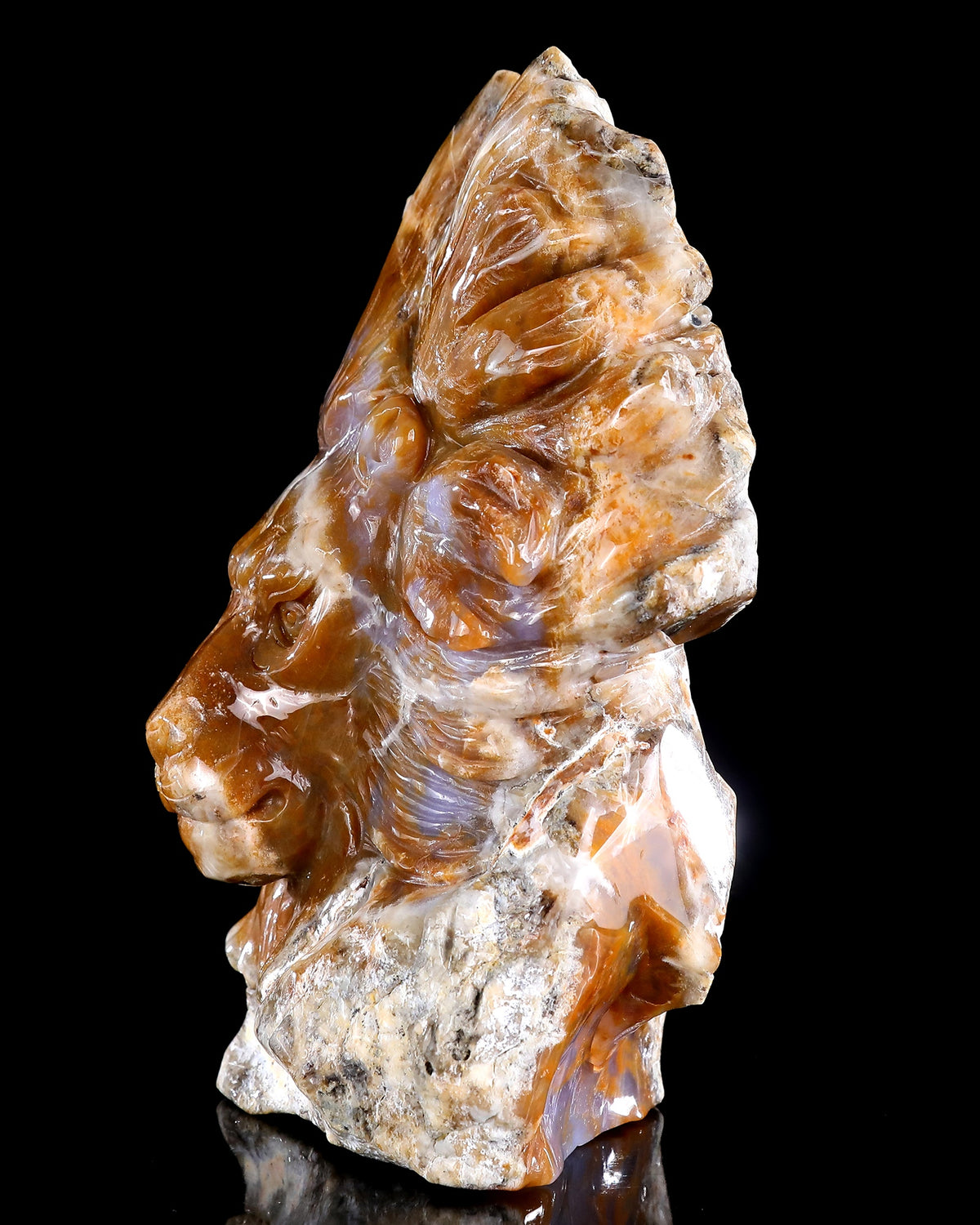 Chalcedony Jasper Lion