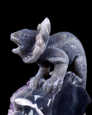 Amethyst Chameleon Geode