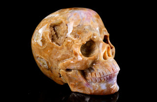 Chalcedon Jaspis Totenkopf
