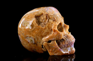Chalcedon Jaspis Totenkopf