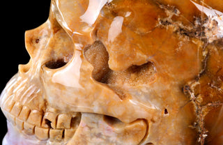 Chalcedon Jaspis Totenkopf