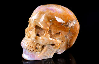 Chalcedon Jaspis Totenkopf