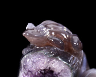 Amethyst Cobra & Orb Geode