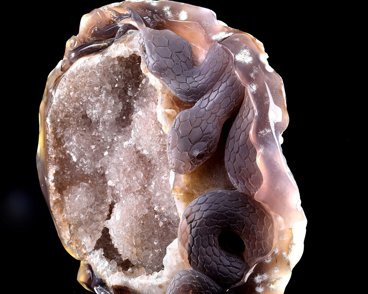 Agate Serpent Sanctuary Geode