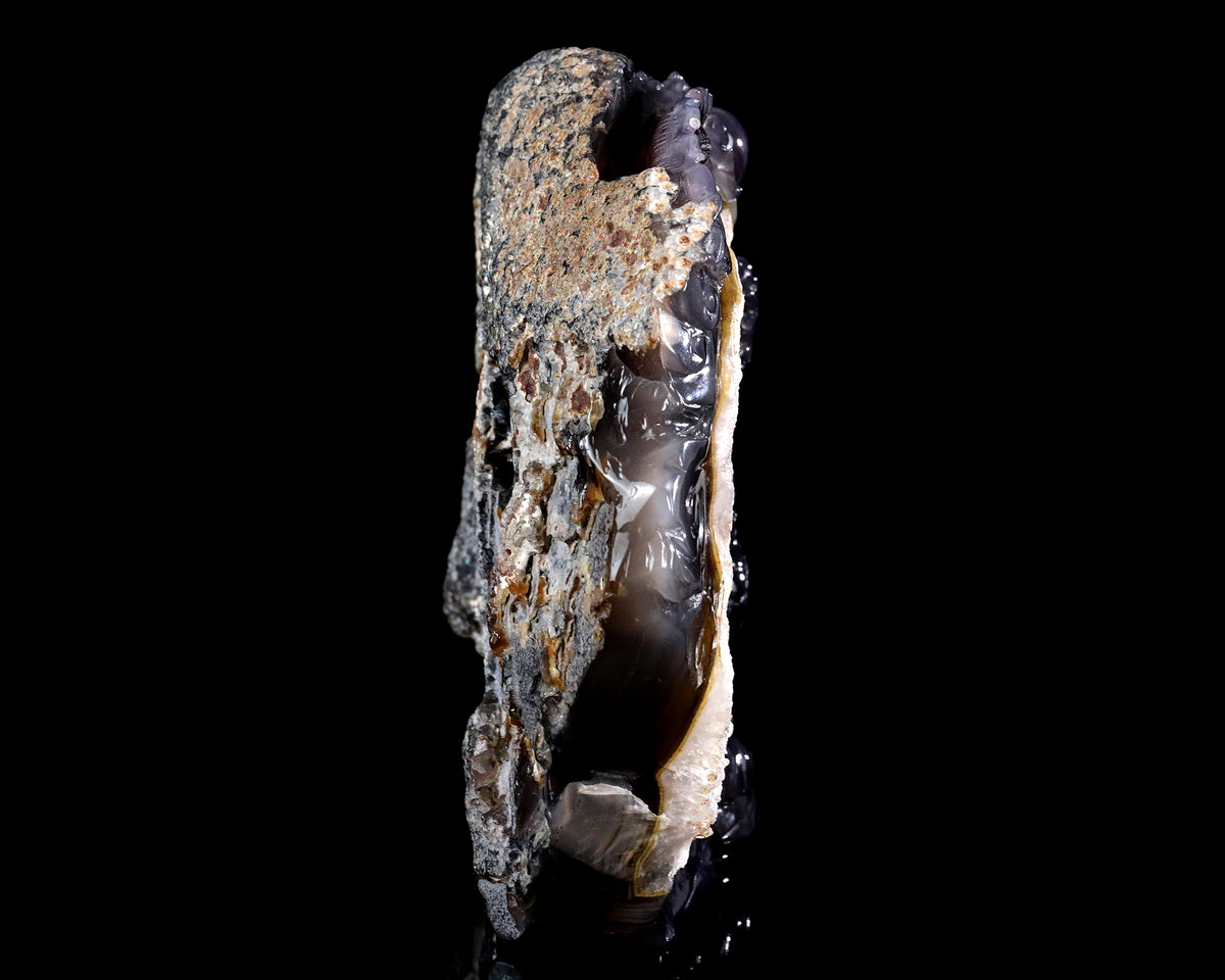 Agate Dragon Guardian Druzy Geode