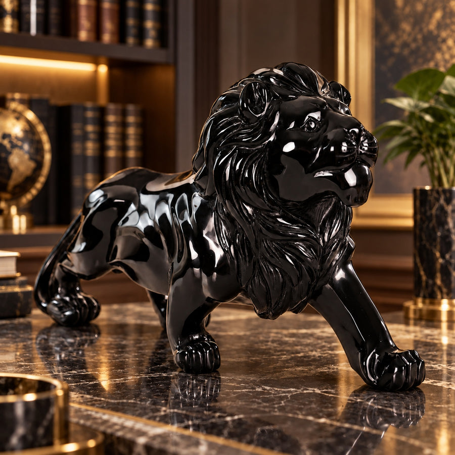 Black Obsidian Lion