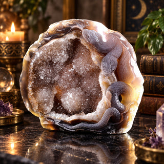 Agate Serpent Sanctuary Geode