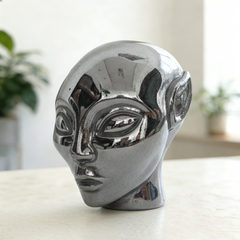 2 Inch Tektite Alien Crystal Skull – Mini Stone Skull — view 7