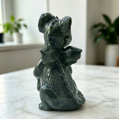 Jiulong Jade Flying Dragon Baby Jade - Natural Jade Stone Carving — view 6