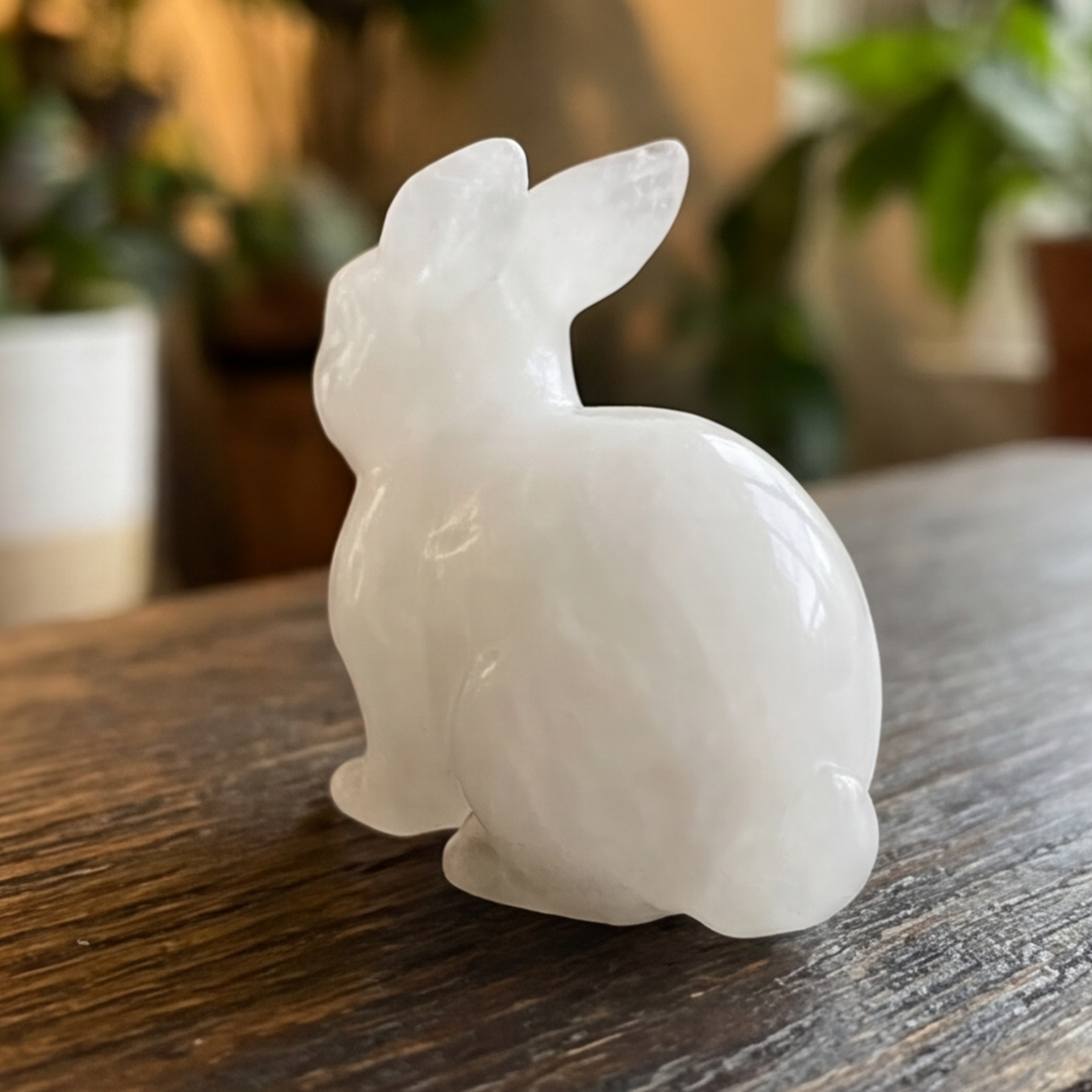 Angolan Quartz Rabbit Carving – Healing Crystal Animal — view 5