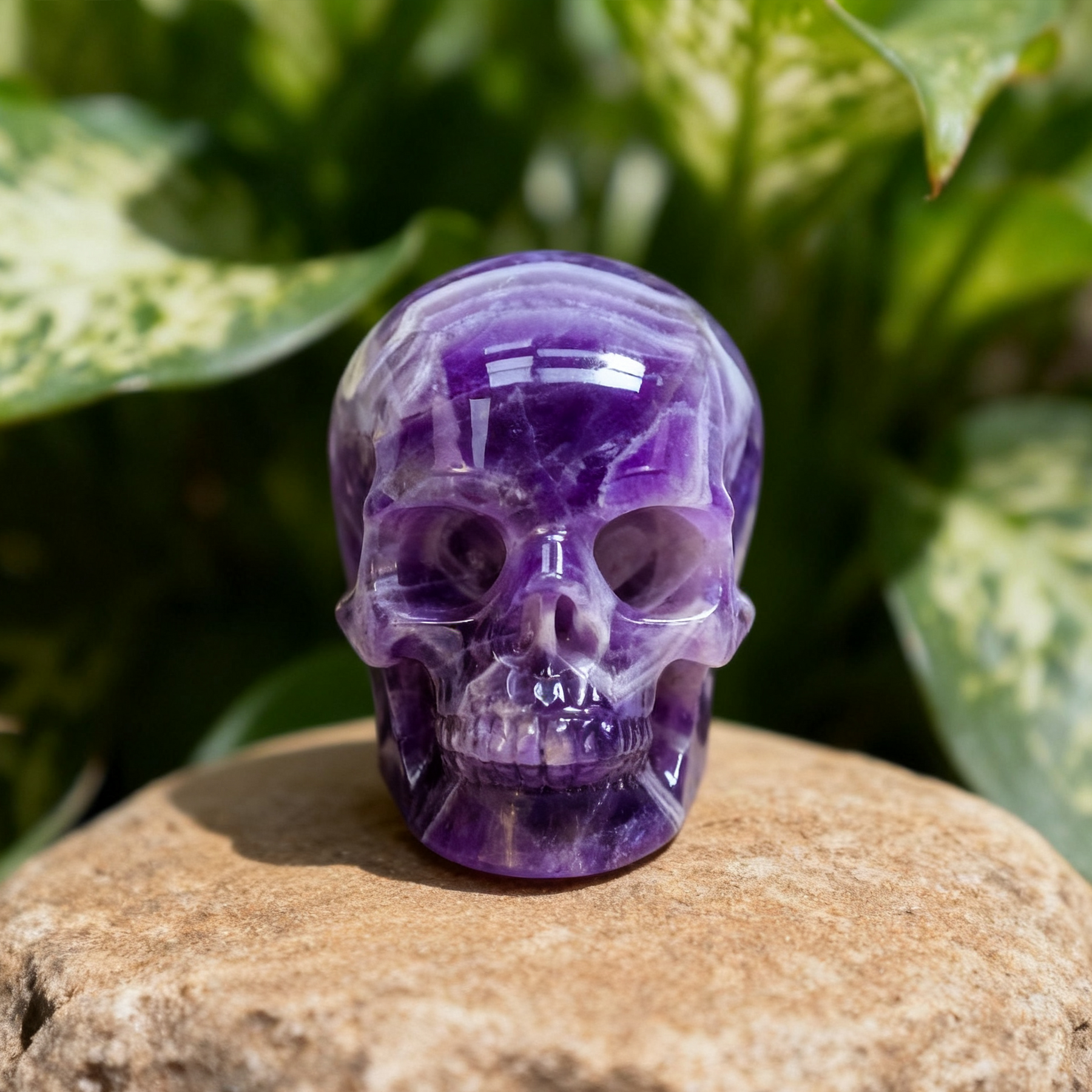4.5 Inch Dream Amethyst Crystal Skull — view 8