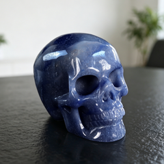 4.5 Inch Blue Aventurine Crystal Skull — view 7