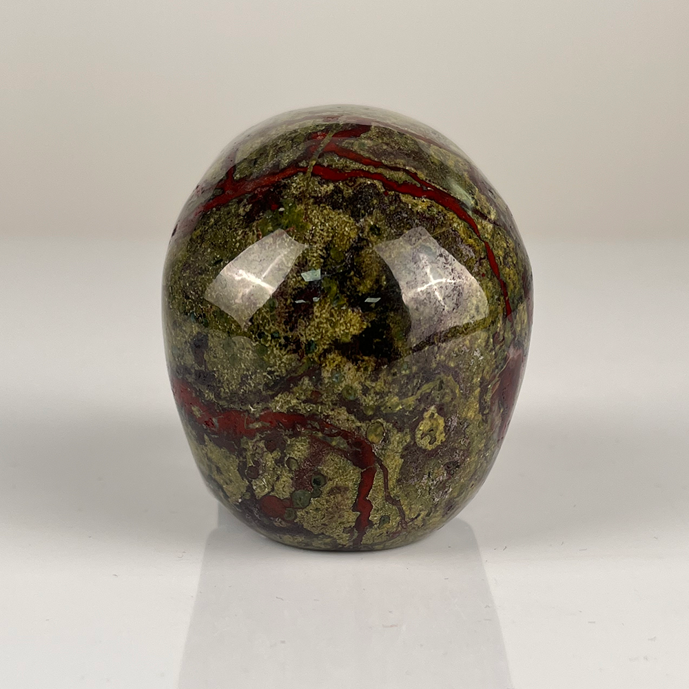 3 Inch Dragon Bloodstone Crystal Skull — view 4