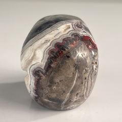2 Inch Red Crazy Lace Agate Crystal Skull – Skull — view 4
