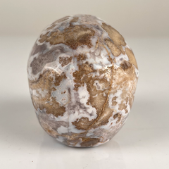 3 Inch Blue Flower Agate Crystal Skull — view 4