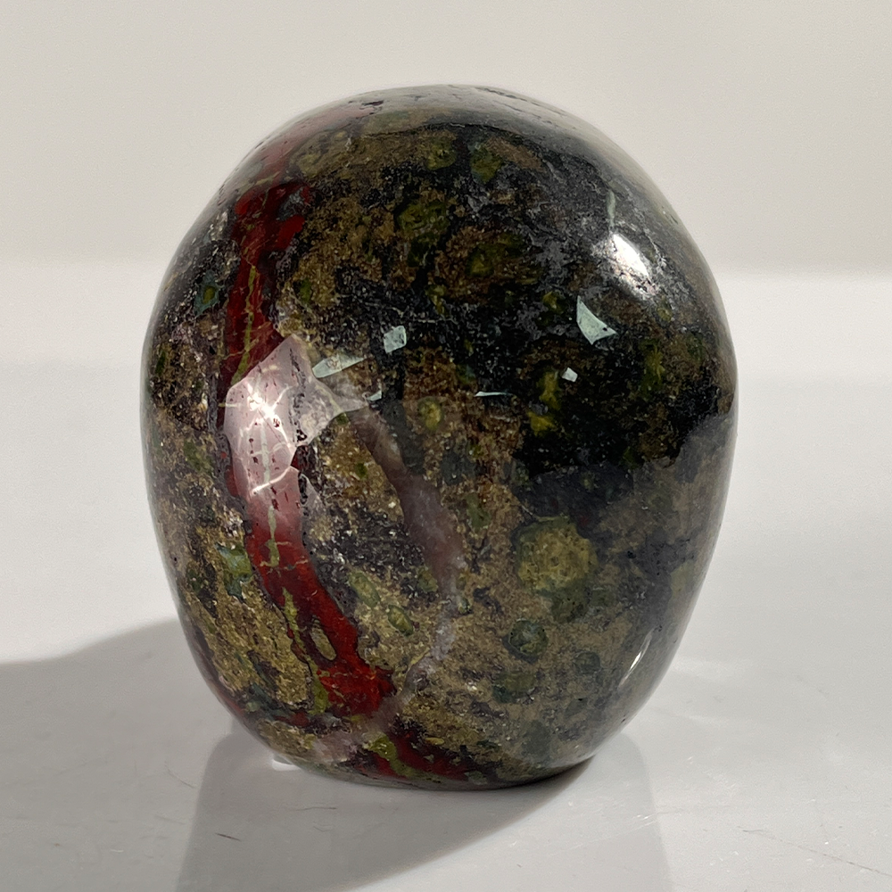 3 Inch Dragon Bloodstone Crystal Skull — view 4