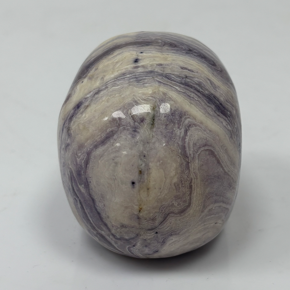 3 inch Purple Peacock Stone Crystal Skull - Gemstone — view 3