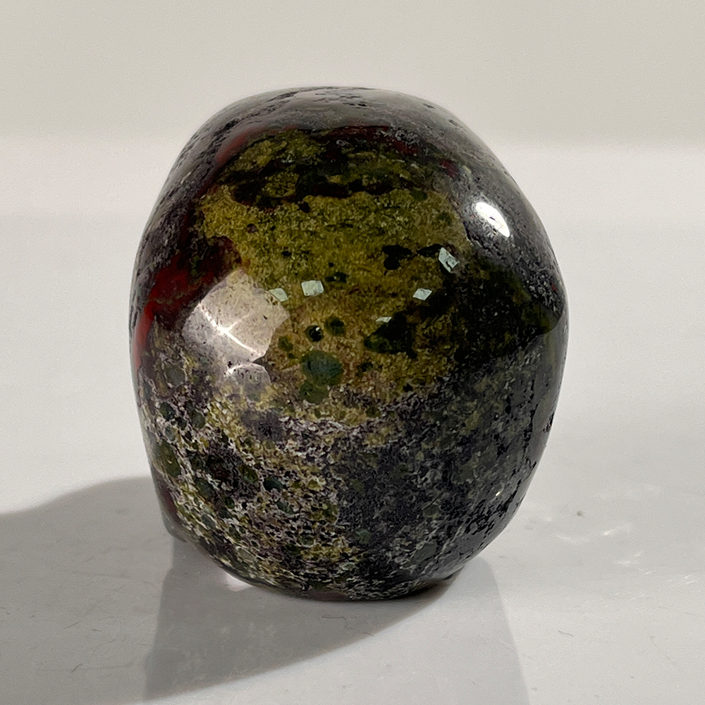 2 Inch Dragon Bloodstone Crystal Skull – Skull — view 3
