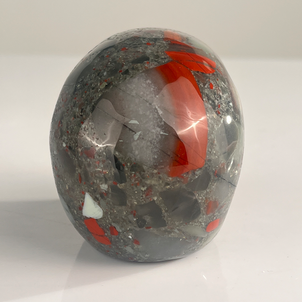 3 Inch African Bloodstone Crystal Skull — view 2