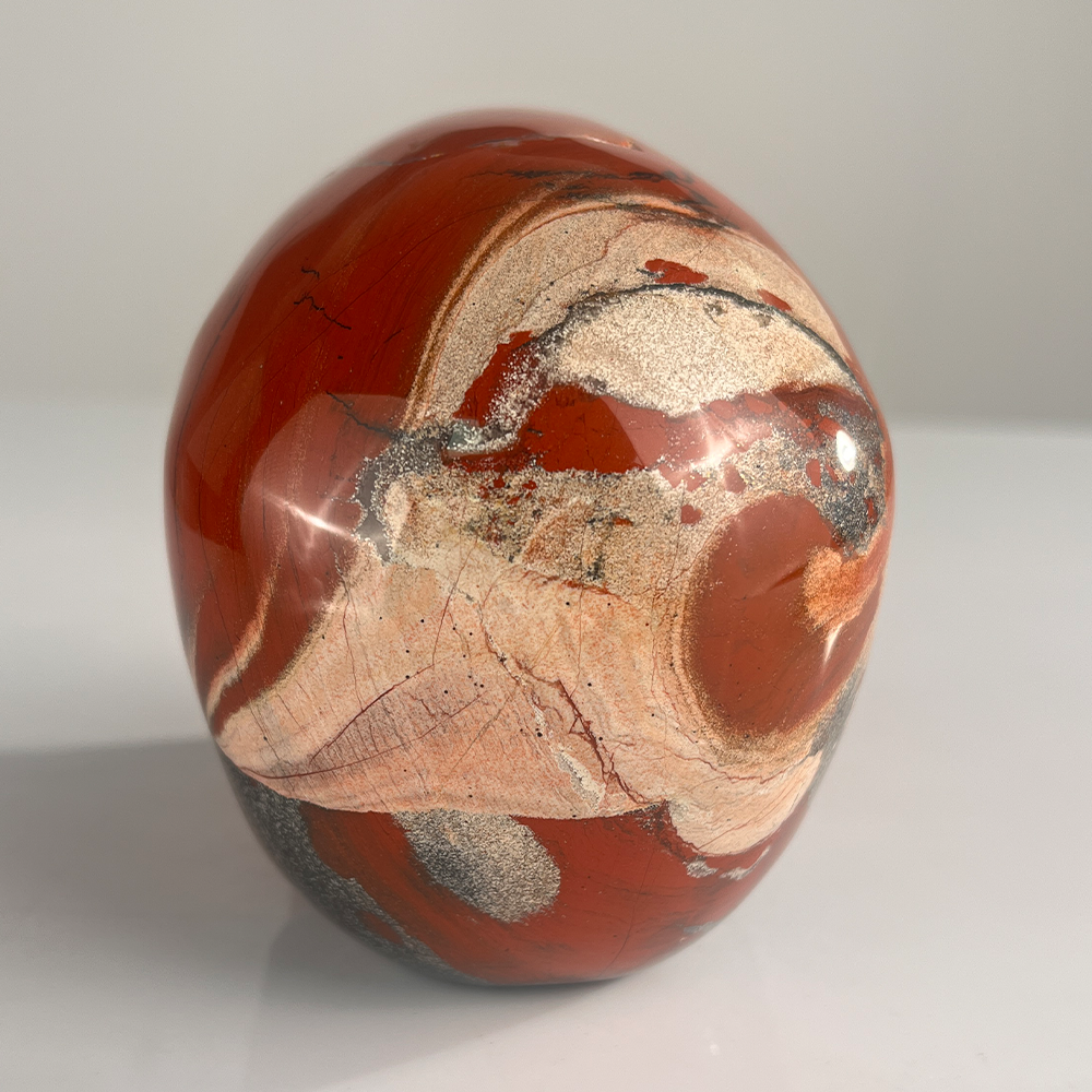 4.5 Inch Red Jasper Crystal Skull — view 4