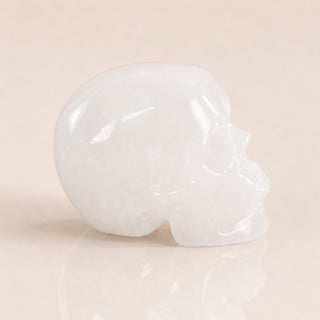 Crâne de quartz angolais de 2,2 pouces