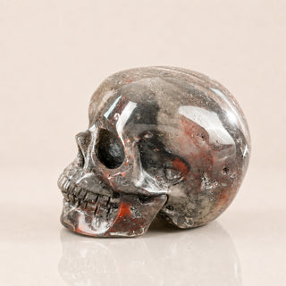 2,2 Zoll roter Crazy Lace Achat Totenkopf