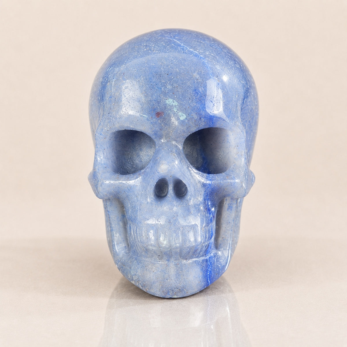 2.2-inch Blue Aventurine Skull