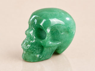 2.2-inch Green Aventurine Skull